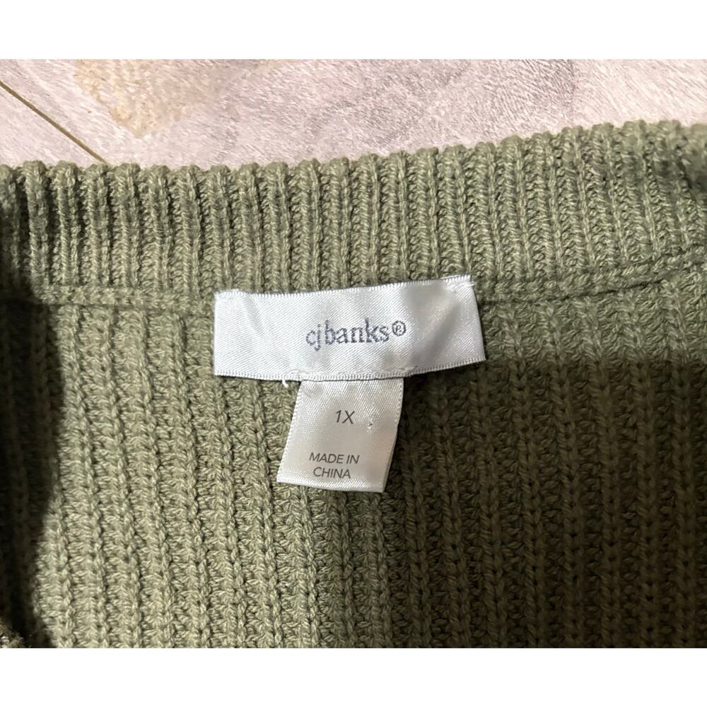 Check banks 1xl gray sweater women’s great shape long sleeve